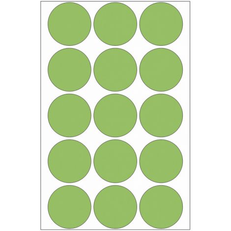 Etykiety samoprzylepne Herma okrągłe kropki 32mm zielone - 2